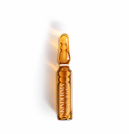 Skinderma Salicylic Exfoliator : Exfoliant à l’Acide Salicylique & Azélaïque | 20 Ampoules de 5 ml