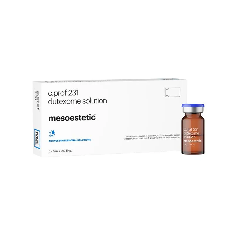 MESOESTETIC Dutexome Solution: Trattamento Anticaduta e Rinforzante per Capelli | 5 flaconi da 5ml