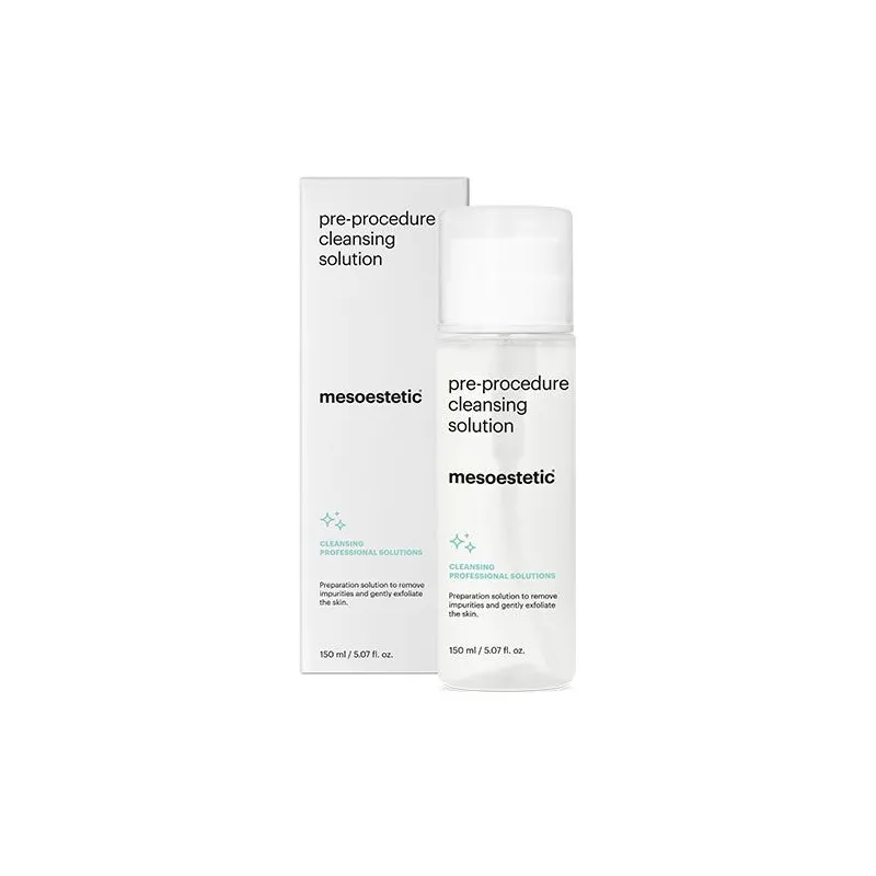 Solución limpiadora pre-procedimiento MESOESTETIC | 150 ml
