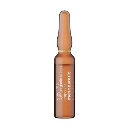 MESOESTETIC x.prof 013 silice organica 0.5%: Soluzione rassodante e anti-invecchiamento | 20 fiale 5ml