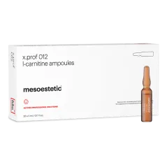 MESOESTETIC x.prof 012 L-carnitine : Λύση Μεσοθεραπείας για τη Μείωση των Τοπικών Λιπαρών | 20 αμπούλες των 5ml