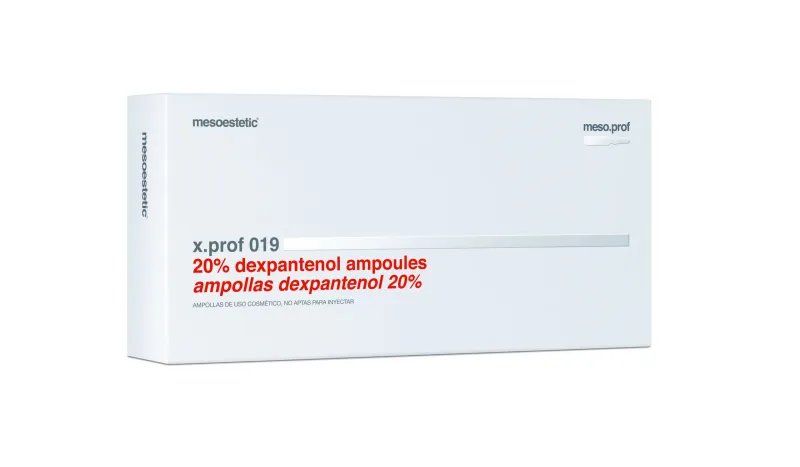 MESOESTETIC x.prof 019 dexpantenol 20%: Hidratante e Reparadora para Pele Seca e Sensível | 20 ampulas de 5ml MESOESTETIC x.prof 019 dexpantenol 20%: Hidratante e Reparadora para Pele Seca e Sensível | 20 ampulas de 5ml