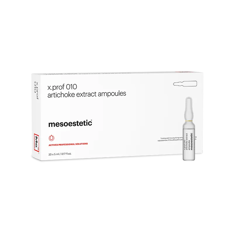 MESOESTETIC x.prof 010 Extrato de Alcachofra: Solução Detox e Drenante para Celulite | 20 ampulas 5ml MESOESTETIC x.prof 010 Extrato de Alcachofra: Solução Detox e Drenante para Celulite | 20 ampulas 5ml
