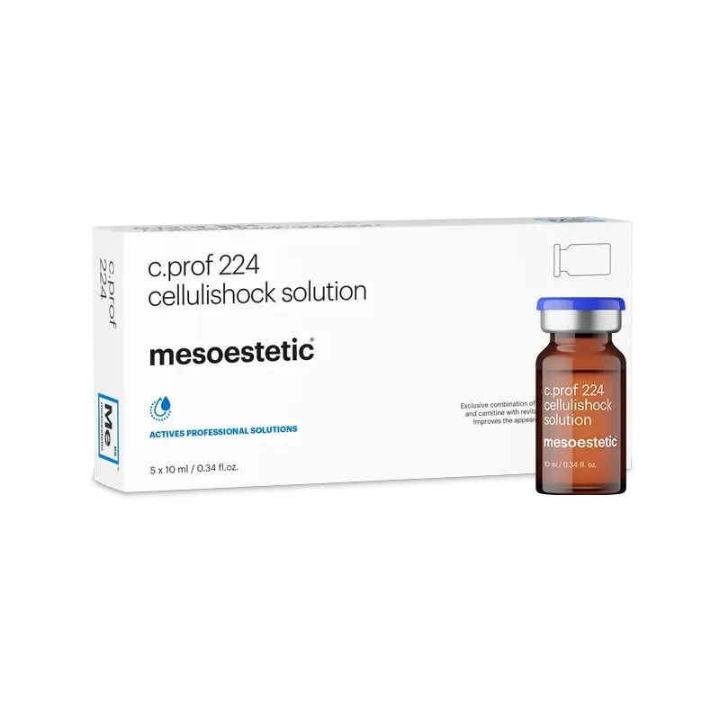 MESOESTETIC c.prof 224 Σκοτώστε την κυτταρίτιδα: Επαγγελματική Αντι-Κυτταρίτιδα & Λίπος | 5 φιαλίδια 10ml