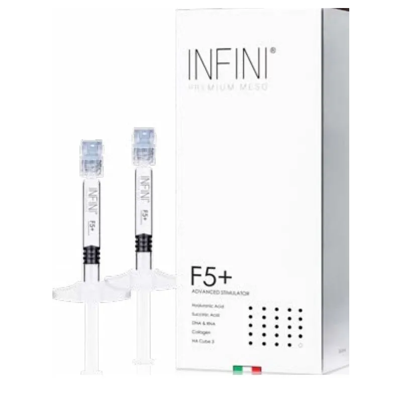 INFINI F5+: Tratamiento Liftante y Voluminizador para Rellenar Arrugas y Firmar el Rostro | 2 Jeringas de 3 ml INFINI F5+: Tratamiento Liftante y Voluminizador para Rellenar Arrugas y Firmar el Rostro | 2 Jeringas de 3 ml