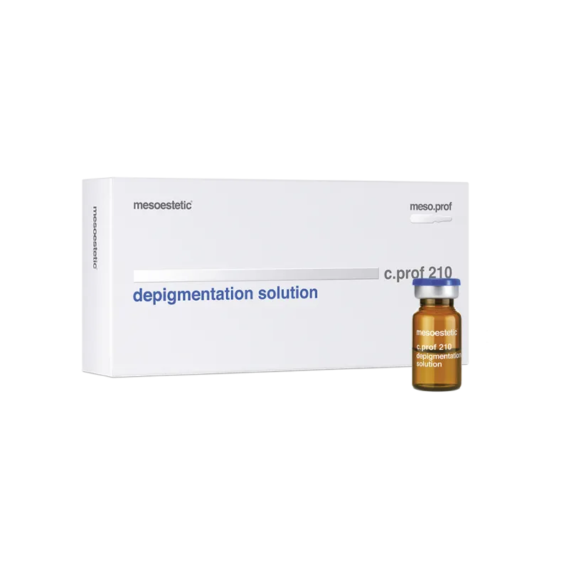 SOLUZIONE DEPIGMENTANTE MESOESTETIC c.prof 210: Trattamento Meso per Anti-Macchie per Illuminar la Pelle | 5x5ml