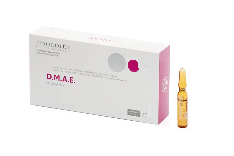 SIMILDIET Meso DMAE 3%: Tratamiento de Mesoterapia Reafirmante y Efecto Lifting Natural | 20 ampollas de 2ml SIMILDIET Meso DMAE 3%: Tratamiento de Mesoterapia Reafirmante y Efecto Lifting Natural | 20 ampollas de 2ml