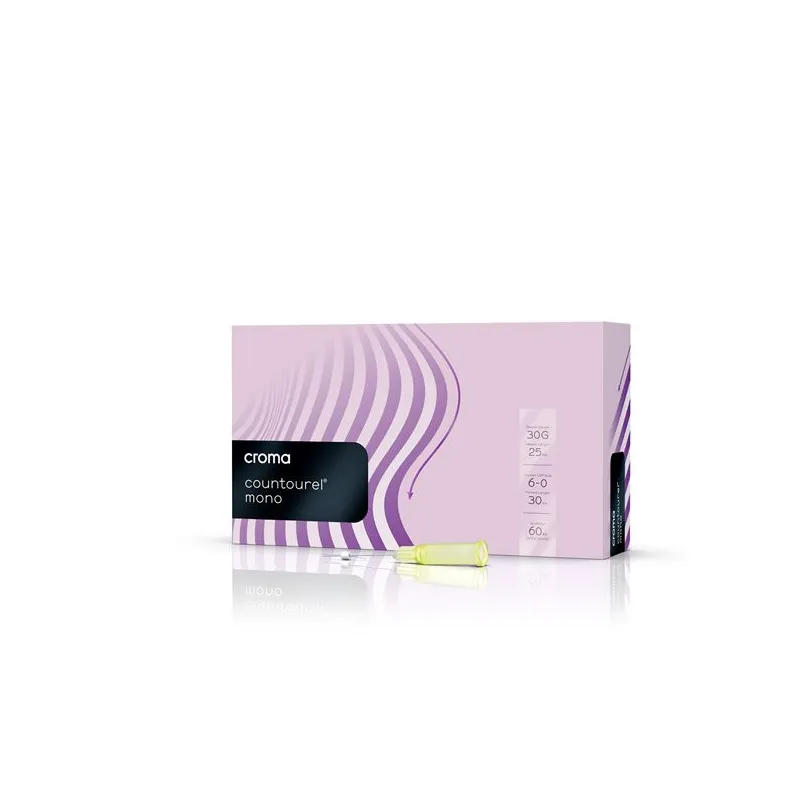 CROMA Countourel Mono Threads 30G / 25mm: Eye, Forehead, Neck Contour | 60 pieces