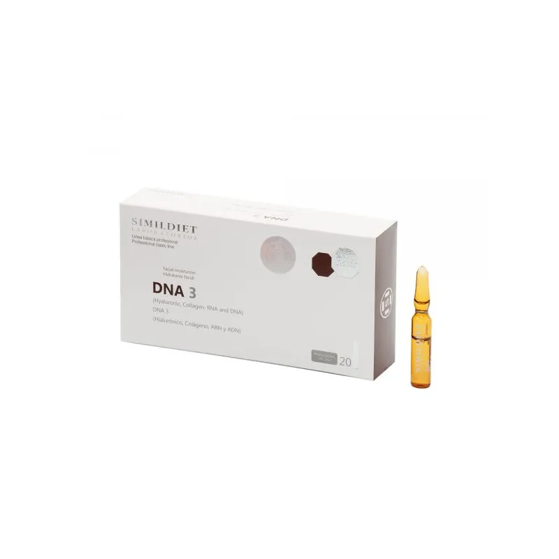 SIMILDIET ADN 3: Tratamiento Antienvejecimiento Reafirmante y Antioxidante | 20x2ml SIMILDIET ADN 3: Tratamiento Antienvejecimiento Reafirmante y Antioxidante | 20x2ml