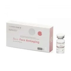 SIMILDIET Basic Face Antiaging | Trattamento Viso Anti-Aging Idratante e Ristrutturante | 5 flaconi da 5ml