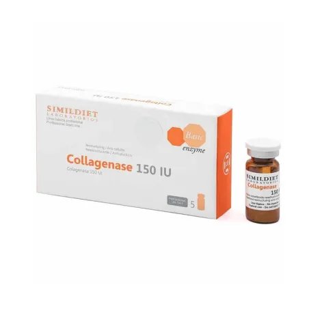SIMILDIET Collagenasa 1500 U.I: Reafirmación y Reducción de Cicatrices | 5 Frascos de 5ml