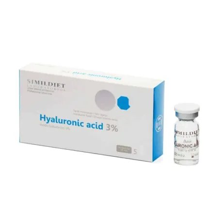 SIMILDIET Hidratante Facial con Ácido Hialurónico 3% | Reducción de Arrugas, Piel Hidratada y Elástica | Apto para Pieles Sensib