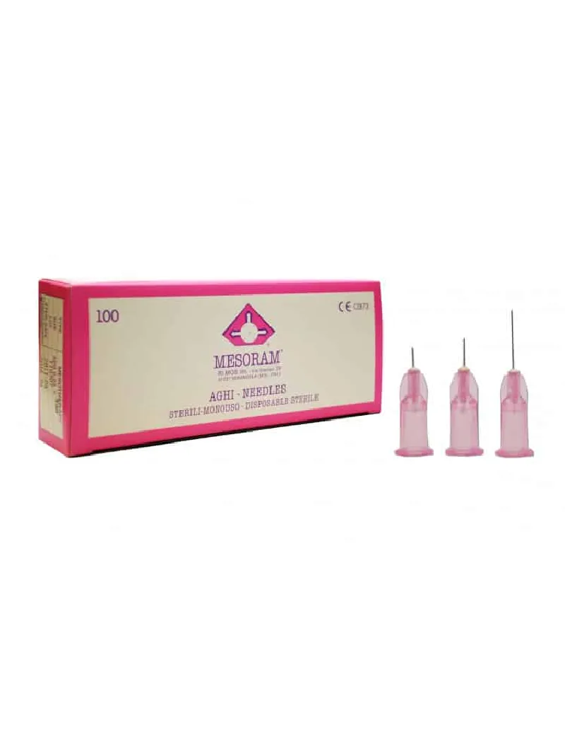 Aghi MESORAM – 32G / 0.3×12 MM – 100 unità Aghi MESORAM – 32G / 0.3×12 MM – 100 unità