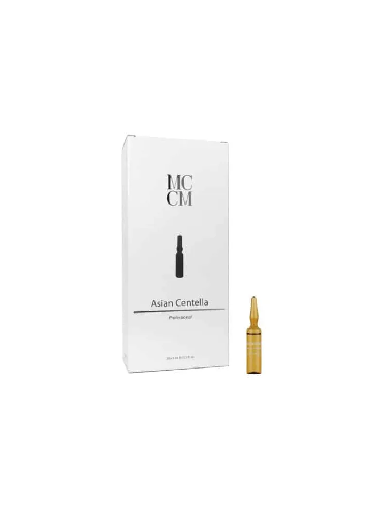 MCCM Asian Centella : Solution Régénérante Anti-Âge et Cicatrisante | 20 ampoules de 5ml