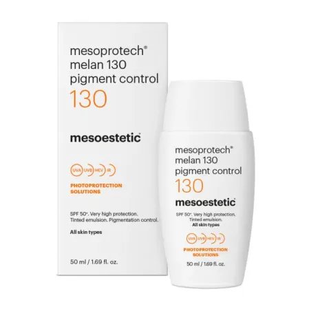 MESOESTETIC Mesoprotech Melan 130 Controllo Pigmenti: Protezione Solare Anti-Macchie | flacone da 50ml