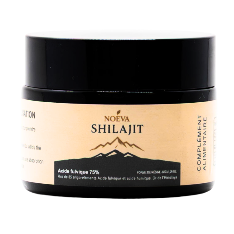 Shilajit Puro dell'Himalaya - Resina Naturale NOEVA | Barattolo da 50 g Shilajit Puro dell'Himalaya - Resina Naturale NOEVA | Barattolo da 50 g