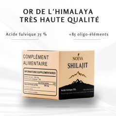 Shilajit NOEVA - Resina pura do Himalaia | Energia, Vitalidade e Imunidade